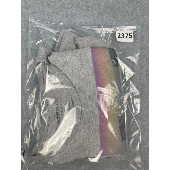 Kenneth Cole T Shirt Mens L Gray City View Skyline Retro‎ Style Short Sleeve - Picture 9 of 9